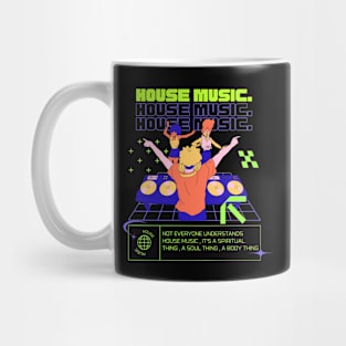 HOUSE MUSIC  - Dj Dancefloor (purple/green) Mug
